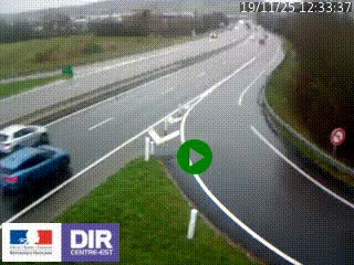 <h2>Webcam routière sur la RN6 à Auxerre, à hauteur de la sortie Monéteau, en direction de l'A6 (Gurgy)</h2>