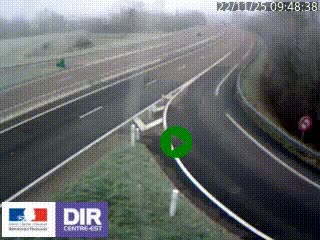 <h2>Webcam routière sur la RN6 à Auxerre, à hauteur de la sortie Monéteau, en direction de l'A6 (Gurgy)</h2>