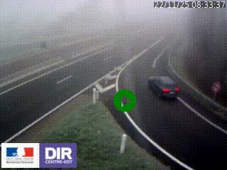 <h2>Webcam routière sur la RN6 à Auxerre, à hauteur de la sortie Monéteau, en direction de l'A6 (Gurgy)</h2>