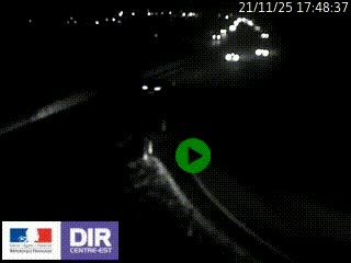 <h2>Webcam routière sur la RN6 à Auxerre, à hauteur de la sortie Monéteau, en direction de l'A6 (Gurgy)</h2>