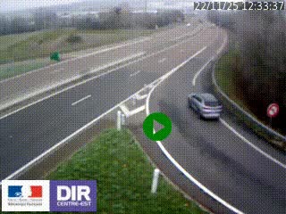 <h2>Webcam routière sur la RN6 à Auxerre, à hauteur de la sortie Monéteau, en direction de l'A6 (Gurgy)</h2>