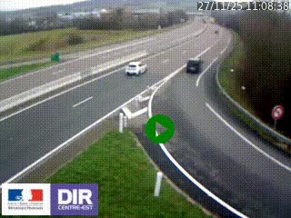 <h2>Webcam routière sur la RN6 à Auxerre, à hauteur de la sortie Monéteau, en direction de l'A6 (Gurgy)</h2>