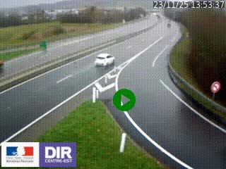 <h2>Webcam routière sur la RN6 à Auxerre, à hauteur de la sortie Monéteau, en direction de l'A6 (Gurgy)</h2>