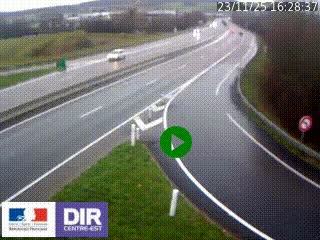 <h2>Webcam routière sur la RN6 à Auxerre, à hauteur de la sortie Monéteau, en direction de l'A6 (Gurgy)</h2>