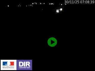 <h2>Webcam routière sur la RN6 à Auxerre, à hauteur de la sortie Monéteau, en direction de l'A6 (Gurgy)</h2>