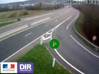 <h2>Webcam routière sur la RN6 à Auxerre, à hauteur de la sortie Monéteau, en direction de l'A6 (Gurgy)</h2>