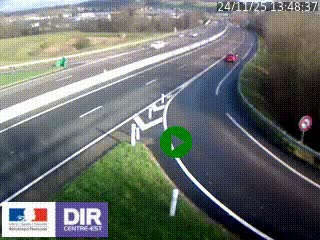 <h2>Webcam routière sur la RN6 à Auxerre, à hauteur de la sortie Monéteau, en direction de l'A6 (Gurgy)</h2>
