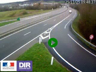 <h2>Webcam routière sur la RN6 à Auxerre, à hauteur de la sortie Monéteau, en direction de l'A6 (Gurgy)</h2>