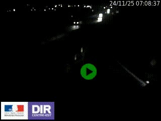 <h2>Webcam routière sur la RN6 à Auxerre, à hauteur de la sortie Monéteau, en direction de l'A6 (Gurgy)</h2>