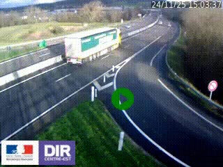 Webcam routière sur la RN6 à Auxerre, à hauteur de la sortie Monéteau, en direction de l'A6 (Gurgy)