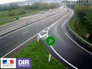 <h2>Webcam routière sur la RN6 à Auxerre, à hauteur de la sortie Monéteau, en direction de l'A6 (Gurgy)</h2>