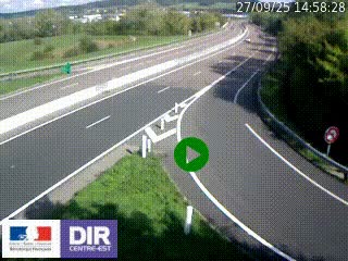 <h2>Webcam routière sur la RN6 à Auxerre, à hauteur de la sortie Monéteau, en direction de l'A6 (Gurgy)</h2>