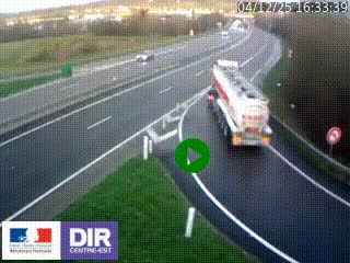 <h2>Webcam routière sur la RN6 à Auxerre, à hauteur de la sortie Monéteau, en direction de l'A6 (Gurgy)</h2>