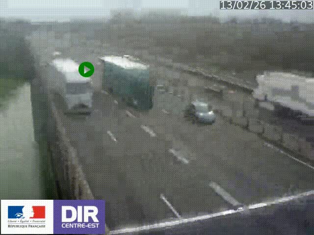 <h2>Caméra trafic à la jonction entre l'A46 (Rocade-est de Lyon) et l'A42 à hauteur de Vault-en-Velin en direction de Marseille</h2>