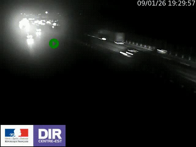 <h2>Caméra trafic à la jonction entre l'A46 (Rocade-est de Lyon) et l'A42 à hauteur de Vault-en-Velin en direction de Marseille</h2>