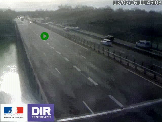 <h2>Caméra trafic à la jonction entre l'A46 (Rocade-est de Lyon) et l'A42 à hauteur de Vault-en-Velin en direction de Marseille</h2>