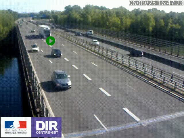 <h2>Caméra trafic à la jonction entre l'A46 (Rocade-est de Lyon) et l'A42 à hauteur de Vault-en-Velin en direction de Marseille</h2>