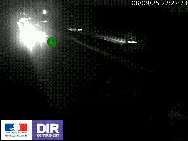 <h2>Caméra trafic à la jonction entre l'A46 (Rocade-est de Lyon) et l'A42 à hauteur de Vault-en-Velin en direction de Marseille</h2>