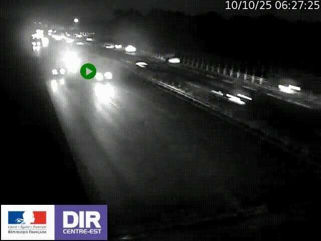 <h2>Caméra trafic à la jonction entre l'A46 (Rocade-est de Lyon) et l'A42 à hauteur de Vault-en-Velin en direction de Marseille</h2>