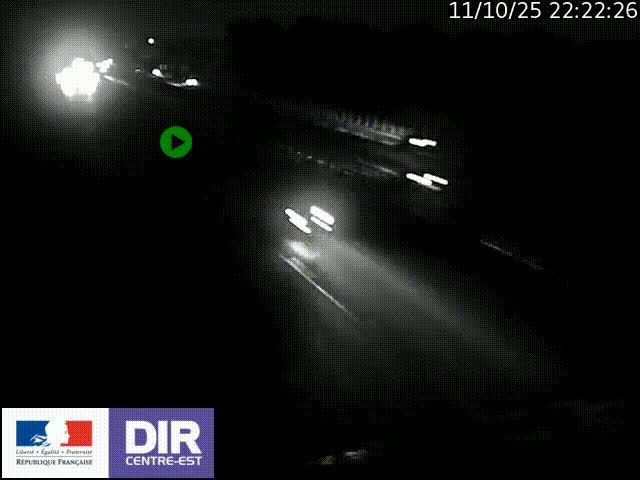 <h2>Caméra trafic à la jonction entre l'A46 (Rocade-est de Lyon) et l'A42 à hauteur de Vault-en-Velin en direction de Marseille</h2>