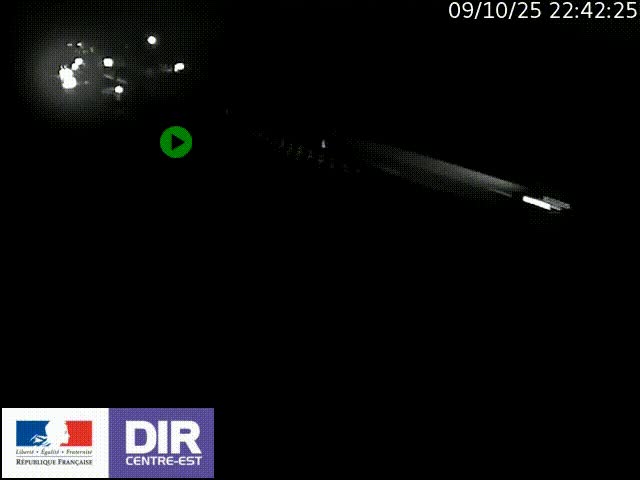 <h2>Caméra trafic à la jonction entre l'A46 (Rocade-est de Lyon) et l'A42 à hauteur de Vault-en-Velin en direction de Marseille</h2>