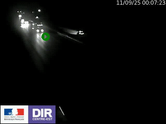 <h2>Caméra trafic à la jonction entre l'A46 (Rocade-est de Lyon) et l'A42 à hauteur de Vault-en-Velin en direction de Marseille</h2>