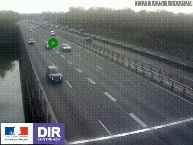 <h2>Caméra trafic à la jonction entre l'A46 (Rocade-est de Lyon) et l'A42 à hauteur de Vault-en-Velin en direction de Marseille</h2>