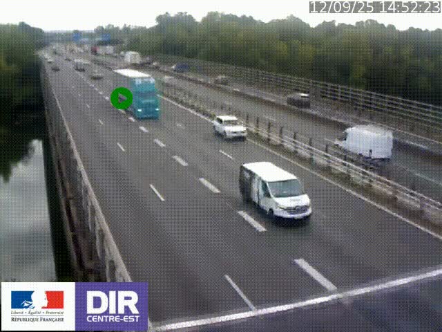 <h2>Caméra trafic à la jonction entre l'A46 (Rocade-est de Lyon) et l'A42 à hauteur de Vault-en-Velin en direction de Marseille</h2>