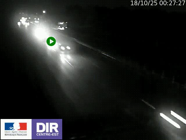 <h2>Caméra trafic à la jonction entre l'A46 (Rocade-est de Lyon) et l'A42 à hauteur de Vault-en-Velin en direction de Marseille</h2>