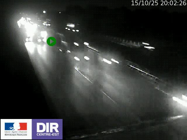 <h2>Caméra trafic à la jonction entre l'A46 (Rocade-est de Lyon) et l'A42 à hauteur de Vault-en-Velin en direction de Marseille</h2>