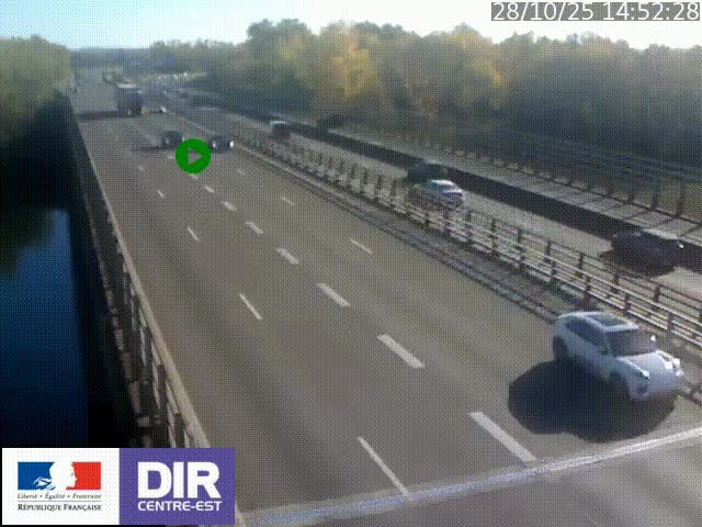 <h2>Caméra trafic à la jonction entre l'A46 (Rocade-est de Lyon) et l'A42 à hauteur de Vault-en-Velin en direction de Marseille</h2>