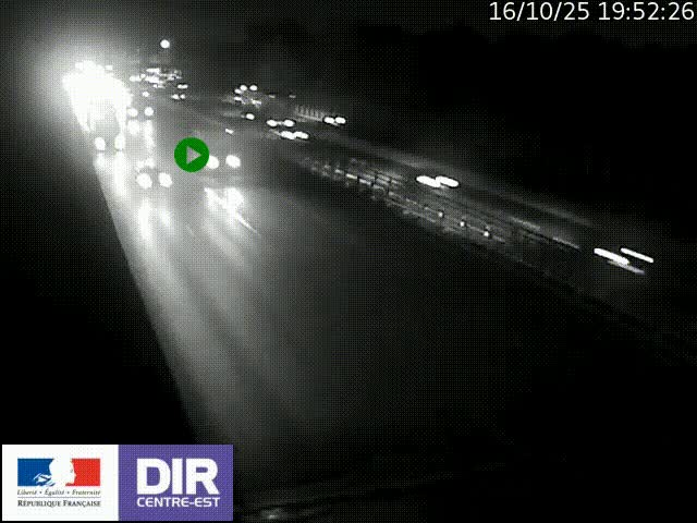 <h2>Caméra trafic à la jonction entre l'A46 (Rocade-est de Lyon) et l'A42 à hauteur de Vault-en-Velin en direction de Marseille</h2>