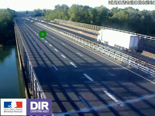 <h2>Caméra trafic à la jonction entre l'A46 (Rocade-est de Lyon) et l'A42 à hauteur de Vault-en-Velin en direction de Marseille</h2>
