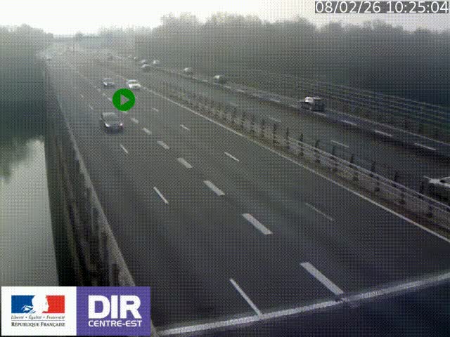 <h2>Caméra trafic à la jonction entre l'A46 (Rocade-est de Lyon) et l'A42 à hauteur de Vault-en-Velin en direction de Marseille</h2>