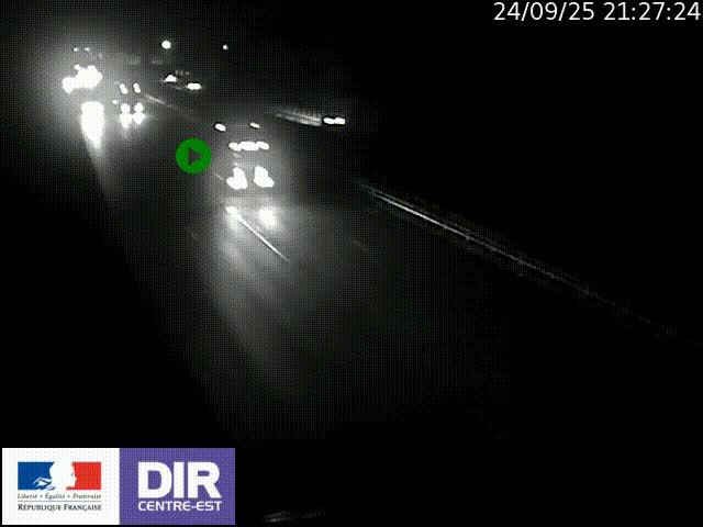 <h2>Caméra trafic à la jonction entre l'A46 (Rocade-est de Lyon) et l'A42 à hauteur de Vault-en-Velin en direction de Marseille</h2>