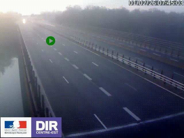 <h2>Caméra trafic à la jonction entre l'A46 (Rocade-est de Lyon) et l'A42 à hauteur de Vault-en-Velin en direction de Marseille</h2>