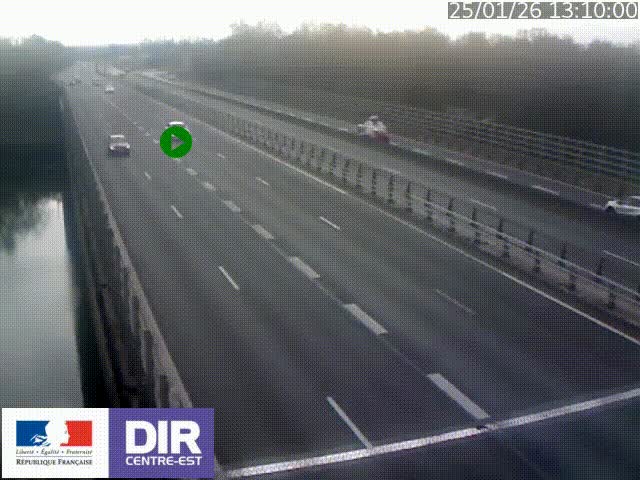<h2>Caméra trafic à la jonction entre l'A46 (Rocade-est de Lyon) et l'A42 à hauteur de Vault-en-Velin en direction de Marseille</h2>