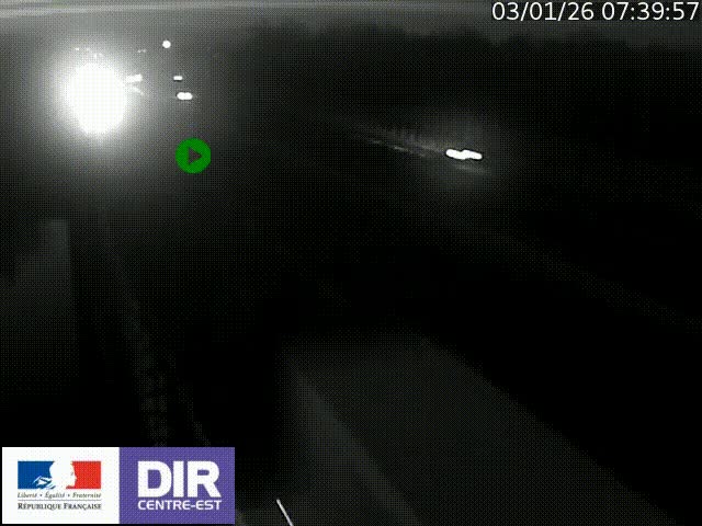 <h2>Caméra trafic à la jonction entre l'A46 (Rocade-est de Lyon) et l'A42 à hauteur de Vault-en-Velin en direction de Marseille</h2>
