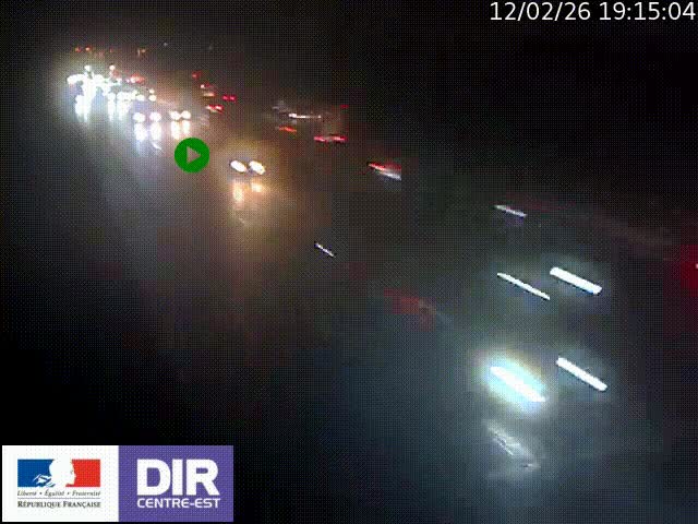 <h2>Caméra trafic à la jonction entre l'A46 (Rocade-est de Lyon) et l'A42 à hauteur de Vault-en-Velin en direction de Marseille</h2>