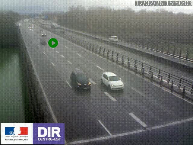 <h2>Caméra trafic à la jonction entre l'A46 (Rocade-est de Lyon) et l'A42 à hauteur de Vault-en-Velin en direction de Marseille</h2>