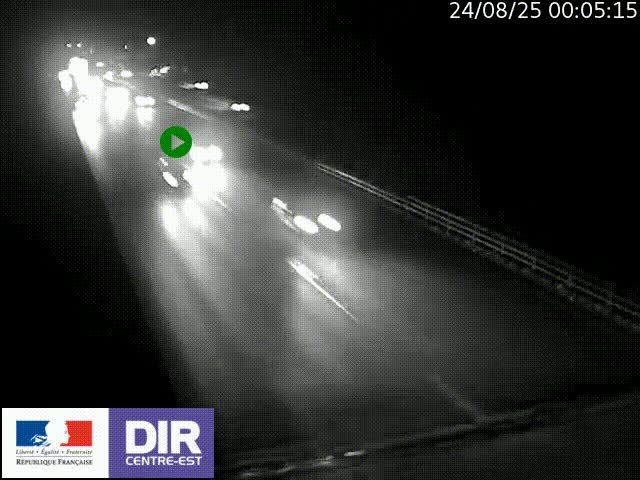 <h2>Caméra trafic à la jonction entre l'A46 (Rocade-est de Lyon) et l'A42 à hauteur de Vault-en-Velin en direction de Marseille</h2>