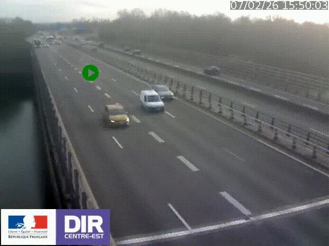 <h2>Caméra trafic à la jonction entre l'A46 (Rocade-est de Lyon) et l'A42 à hauteur de Vault-en-Velin en direction de Marseille</h2>