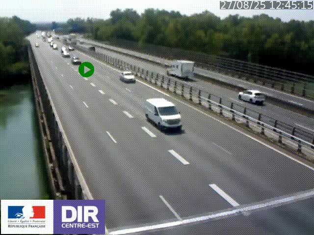 <h2>Caméra trafic à la jonction entre l'A46 (Rocade-est de Lyon) et l'A42 à hauteur de Vault-en-Velin en direction de Marseille</h2>