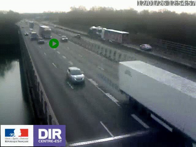 <h2>Caméra trafic à la jonction entre l'A46 (Rocade-est de Lyon) et l'A42 à hauteur de Vault-en-Velin en direction de Marseille</h2>