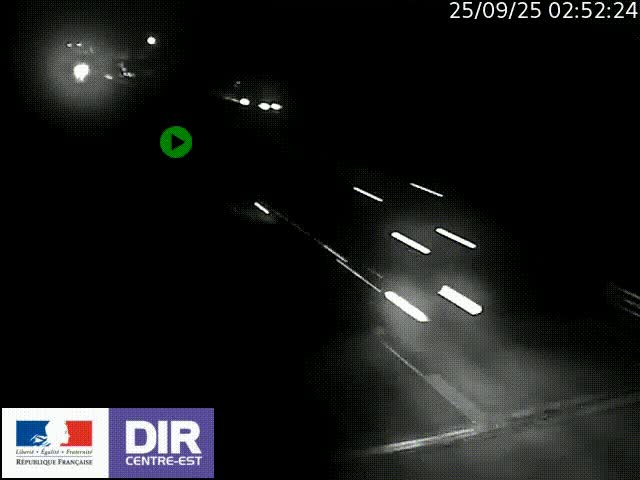 <h2>Caméra trafic à la jonction entre l'A46 (Rocade-est de Lyon) et l'A42 à hauteur de Vault-en-Velin en direction de Marseille</h2>