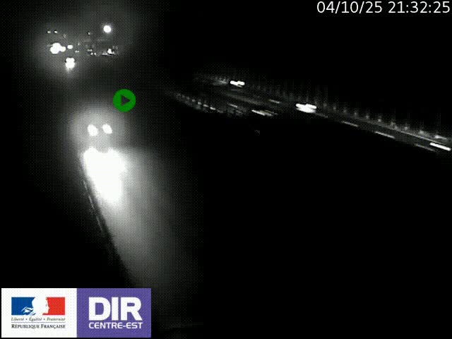 <h2>Caméra trafic à la jonction entre l'A46 (Rocade-est de Lyon) et l'A42 à hauteur de Vault-en-Velin en direction de Marseille</h2>