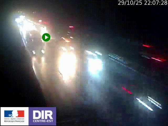 <h2>Caméra trafic à la jonction entre l'A46 (Rocade-est de Lyon) et l'A42 à hauteur de Vault-en-Velin en direction de Marseille</h2>