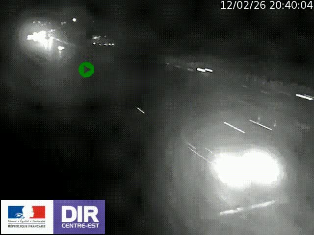 <h2>Caméra trafic à la jonction entre l'A46 (Rocade-est de Lyon) et l'A42 à hauteur de Vault-en-Velin en direction de Marseille</h2>