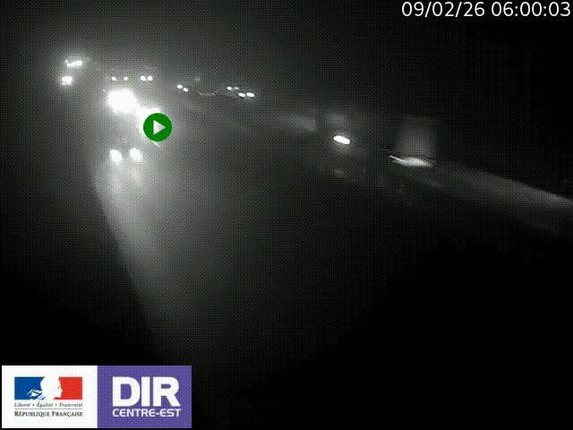 <h2>Caméra trafic à la jonction entre l'A46 (Rocade-est de Lyon) et l'A42 à hauteur de Vault-en-Velin en direction de Marseille</h2>