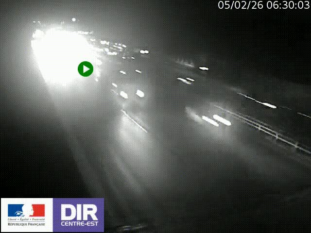 <h2>Caméra trafic à la jonction entre l'A46 (Rocade-est de Lyon) et l'A42 à hauteur de Vault-en-Velin en direction de Marseille</h2>